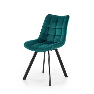 CHAIR K 332, TURQUOISE / BLACK